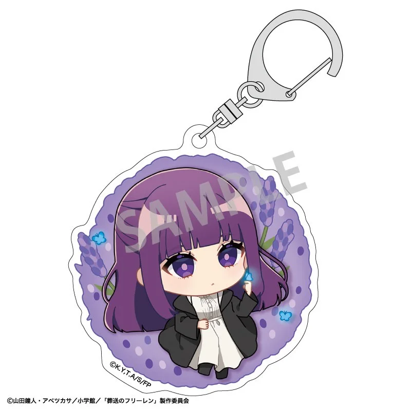 Frieren: Beyond Journey's End Trading Acrylic Keychains / Original Illustration Blind Box - 1 Unidade Aleatória